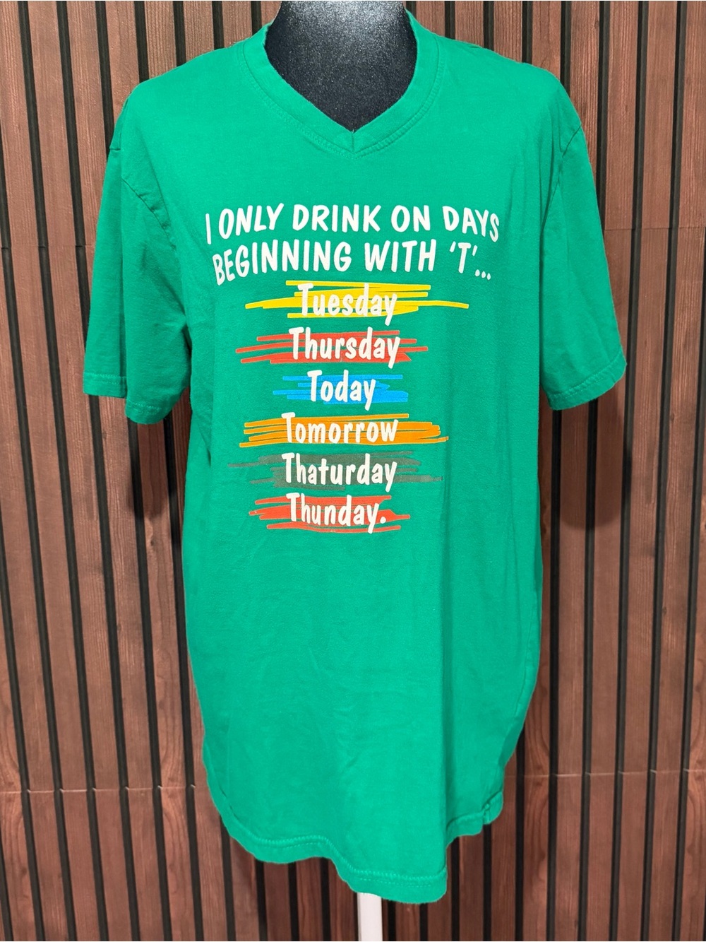 Irish Drinking Humor Graphic Tee Green Unisex Shirt Funny Bar Tee
